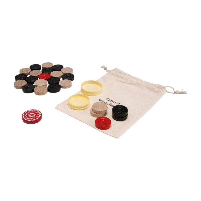 GICO Carrom 2103 Complete Set by Carrom Manufaktur, Tournament Class