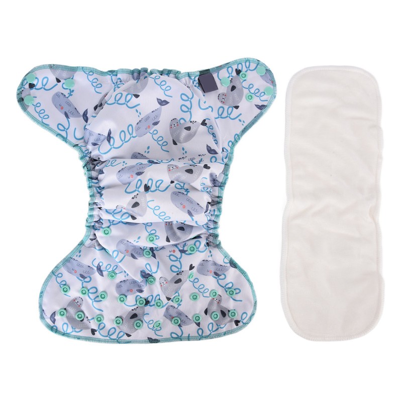 Newborn All in One Diaper Breathable Natural One Size Baby