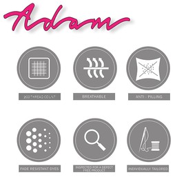 Adam Home Cotton Rich Pillow Protectors Pillowcases Pack Of 2 Hotel Quality Premium Touch Comfort Pillow Encasements Pillow Cases 2 Pack Long Lasting Soft & Comfortable Pillow Cases 50x75 cm White