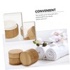 Baluue 2pcs Cream Jars Refillable Multipurpose Storage Containers for Toiletries