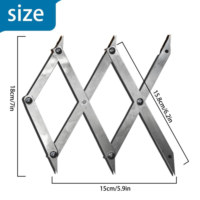 3 Point Centre Finder for Woodworking and Welding Reusable Equal