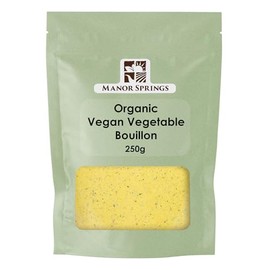 Organic Vegan Vegetable Bouillon 250g by Manor Springs Organic
