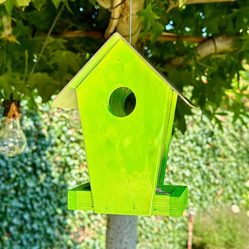 GARTENETAGE Sweden Scattered Feed Silo - Colourful Bird Feeding for