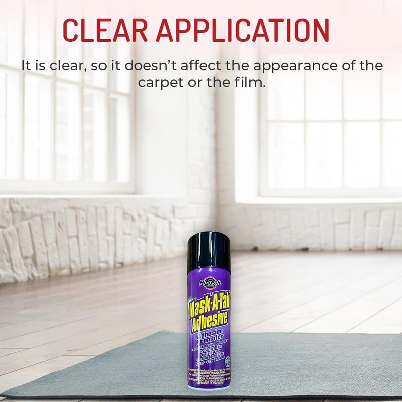 HI-TECH Mask-A-Tak Adhesive Promoter Spray – Instant Tack Bonding for