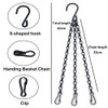 YBLXYSKD 3 Pcs Hanging Basket Chains Flower Pot Replacement Chains