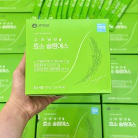 Goidameun Enzyme SlimS Enzyme Diet Digestive Enzyme 60 packets, 180g, 1 box / Goidameun 고이담은 효소 슬림에스 Goidameun Enzyme SlimS 효소 다이어트 소화 효소 60포, 180g, 1박스