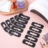 VARMDUKKE 40pcs Nail Polish Protector for Fingers, U Shape Latex