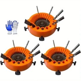 Portable Drill Bit Grinder Handheld Smart Home Sharpening Tool for 2mm to 13mm HSS and Masonry Bitscolor: 3pcs Color