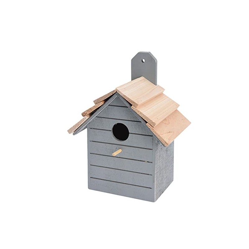 ABRUS® Wooden Bird House Outdoors | Assorted Decorative Hanging Bird