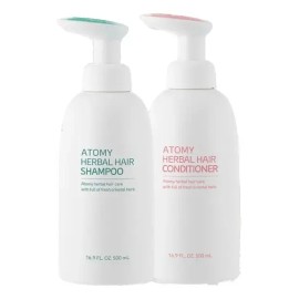 Atomy Shampoo Y Acondicionador Herbal C/u 500ml