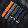 Carty Silicone Watch Bands for Men 22mm Soft Waterproof Rubber
