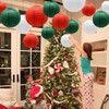 Christmas Paper Lantern Party Decoration, Multicoloured Party Ball Lantern Lights,
