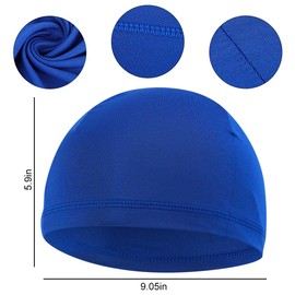 Besforta 6 Pieces Cooling Skull Caps for Kids Youth Cycling Skull Cap for Helmet Liner Football Sports Wicking Cap Running Hat