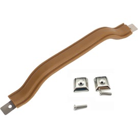 FCBJX Interior Door Handle Pull Strap for Jeep Wrangler YJ 1987-1995 Front Brown Trim Replaces 55009801K