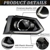 BINQIGOO Front Bumper Fog Light Daytime Running Lamp Turn Signal