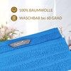 Lashuma Small Guest Towels Green 30 x 30 cm 6-Piece