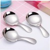 Stainless Steel Short Handle Spoons 3 PCS