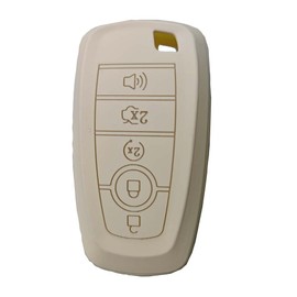 YALNORVA for Ford Key Fob Cover, TPU Car Key Fob Case Cover Fits for Ford Expedition Explorer Escape Fusion Edge Bronco Mustang F150 F250 Lincoln Aviator Accessories Smart Key Holder, Yellow