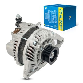 PHILTOP Alternator Compatible with Jeep Cherokee 1999-2000 4.0L, Wrangler 1999 All Model/2000 2.5L, Dakota 1999-2000 2.5L, Cherokee 1999-2000 2.5L Replace 13822N 12V 117Amp CW S6 6-Groove Pulley