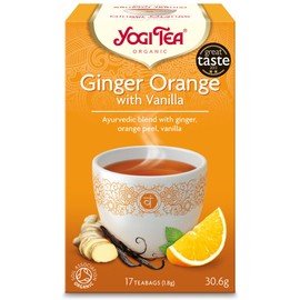 Yogi Tea Ginger Orange with Vanilla Teabags (Pack of 2, Total 34)