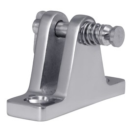 White Water 6830S Stainless Bimini Top Deck Hinge 90 Degree Quick Pin