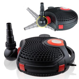 Alpine Corporation - Eco-Sphere 1400GPH Energy-Saving Pond Pump with 33-ft Cord for Ponds, Fountains, Waterfalls & Filtration Systems – Energy Efficient, Magnetic Motor, Versatile Installation