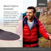 Bergal Men's X-treme Einlegesohle für Freizeit Orthotic Insole Multicolour (Schwarz)