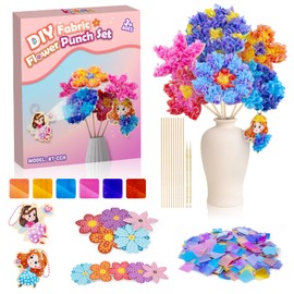 Kiztoys Craft Set Children from 6-4-5 Years Craft Girls 8 10 6 5 7 Years, Flower Craft Case Bouquet with Sequins Creative Set for Girls Birthday Gift Easter Gifts for 3-12 Years