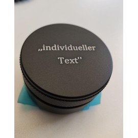 Buddy's Bar - Barista Edition, distributore di caffè Con incisione, diameter 51 mm, Altezza 3.5 cm, livella per espresso in Acciaio INOX, accessorio Barista per portafiltro da 51 mm, Nero