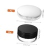 BIUDECO Small Powder Puff Container Set 2pcs Empty Compact Cases