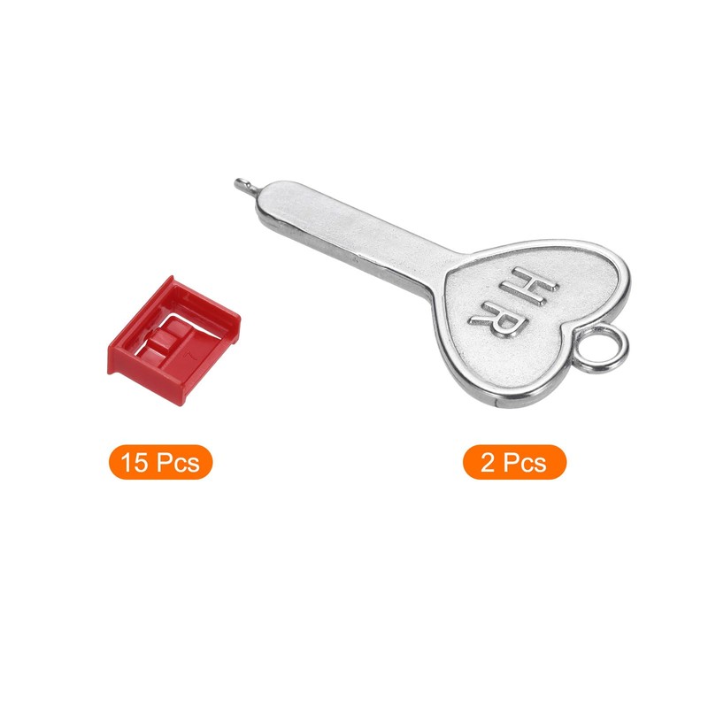 MECCANIXITY 15 Port Blocker Locking USB Port/Dust PC Blocker with