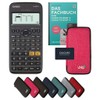 Calcuso Casio FX-83GT X Standard Package Pink with Calculator Black