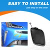 CZShiYue Car Front Bumper Tow Hook Cover Cap Towing Eye