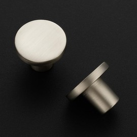 Ravinte Pack of 5 Cabinet Knobs, Brushed Nickel Knobs for Cupboards, 30 mm, Kitchen Knobs, Furniture Knobs, Drawer Cabinet Door Knobs