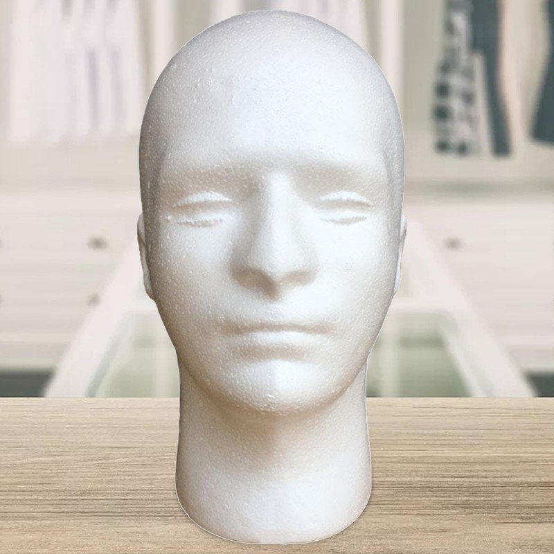 Amagogo Mannequin Head Display Stand Round Base Durable 11'' Tall