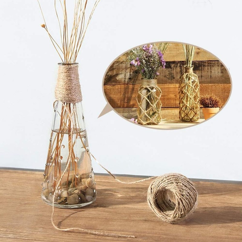 Leona Co Natural Jute Twine Gift Wrapping String DIY Rope
