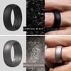 Anillos ThunderFit de bodas de silicona transpirable con ranuras interiores