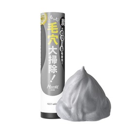 モッチスキン 吸着泡洗顔 炭 洗顔フォーム 炭酸洗顔 酵素 泡立て不要 毛穴洗浄 BLK 150g