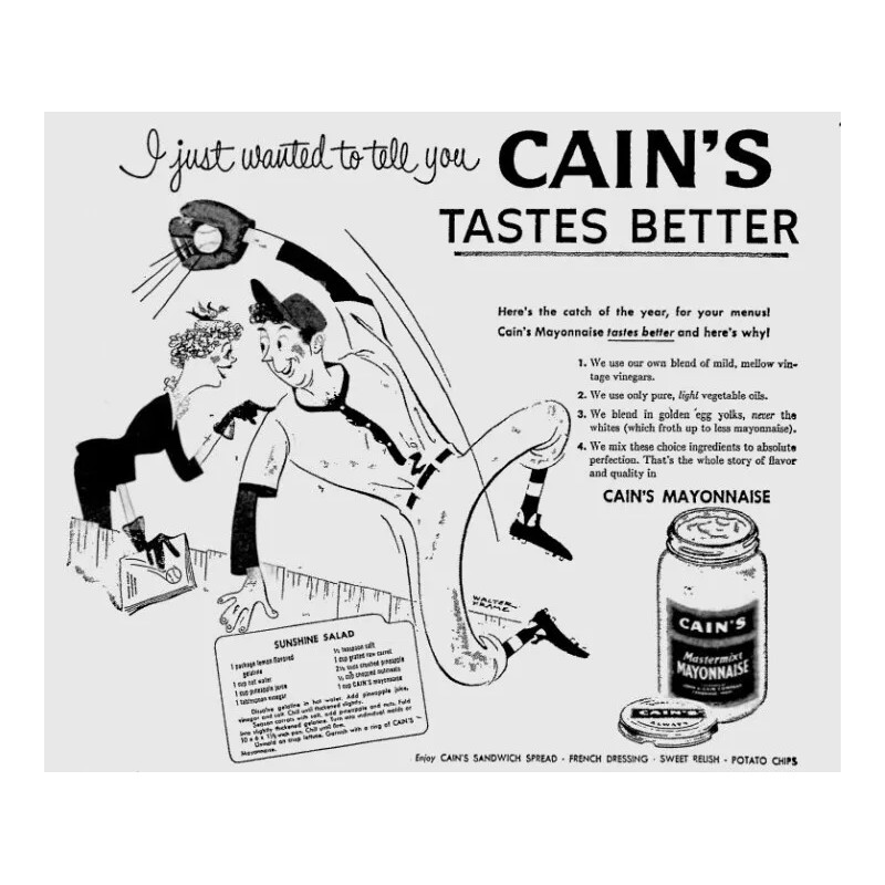 CAINS 2 Jars CAINS Mayonnaise Mayo 15 oz New England