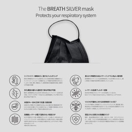 (BREATH SILVER SQUARE) Nano Mask
