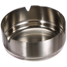 Equinox 502711 Aschenbecher Edelstahl, silberfarben, 9,80 x 9,80 x 3,5 cm