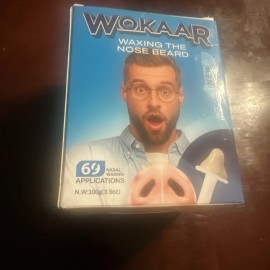 Wokaar Smooth Nose Wax Kit 69 Applications 100g Nose Beard Wax Kit, New Formula!