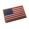 PVC Large 3x5 Inch Color Tactical Us USA Flag (Hook/Loop)