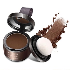 MIELIKKI Hairline Powder, Instantly Conceals Hair Loss, Root Touch Up Hair Powder, Root Cover Up Hairline Shadow Powder, Thin Hair Powder for Women & Men, Stain-Proof Formula, Dark Brown