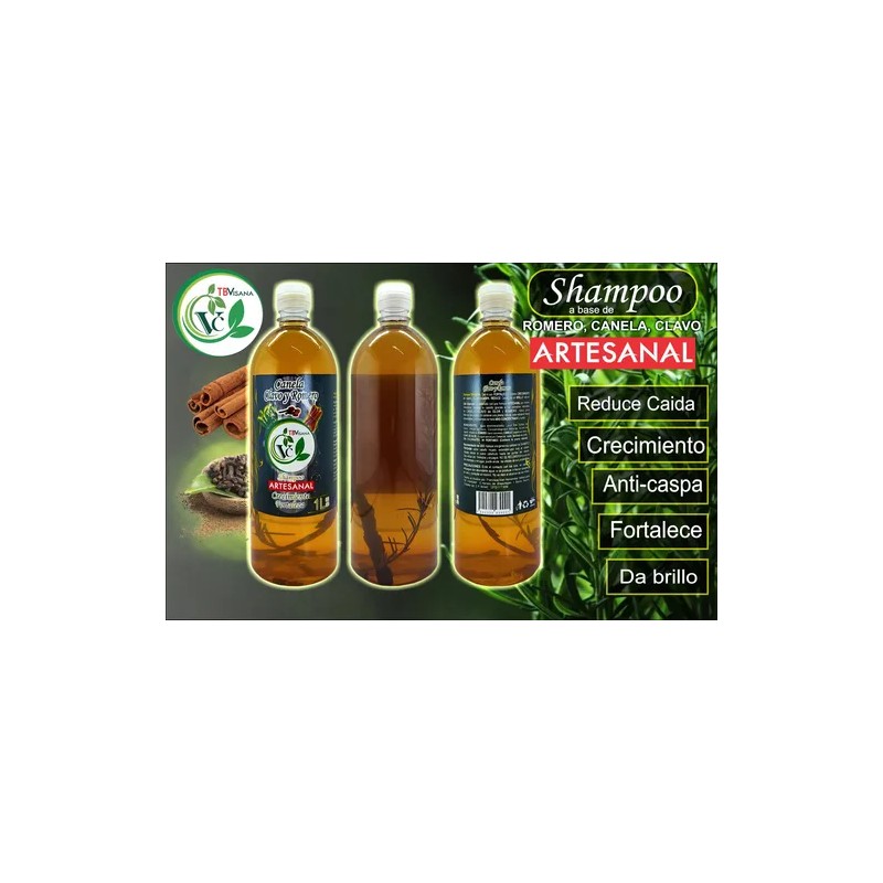 X4 Shampoo Tbvisana Crecimiento Romero, Canela, Clavo