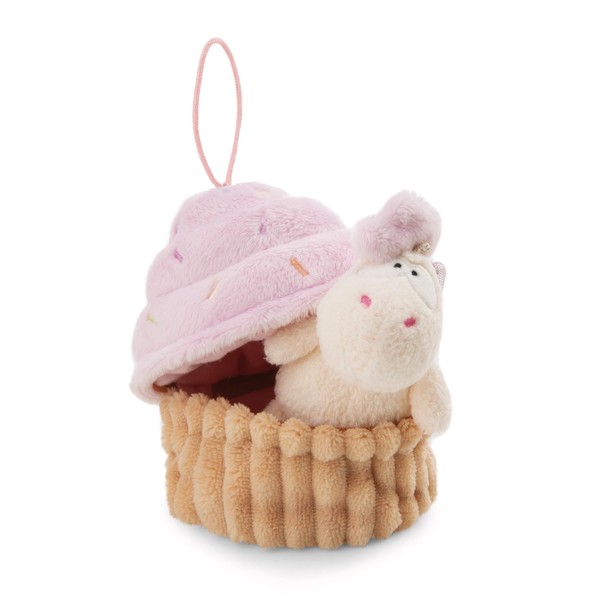 NICI Cuddly Toy Unicorn Creamy Pink 10 cm, in Cupcake