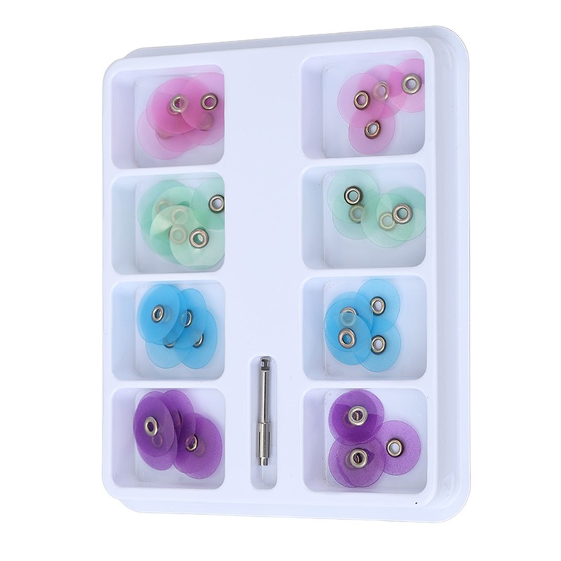 40pcs Dental Polishing Discs Teeth Whitening Resin Oral Teeth Finishing