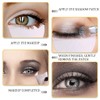 Pack of 100 eyeshadow protector pads, eye shadow stencils, eyelid