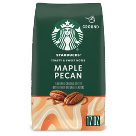 Starbucks Ground Coffee, Flavored Hot or Iced Coffee, Maple Pecan, 17 oz ​