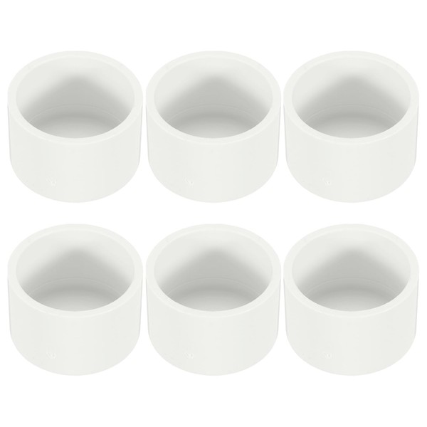 PATIKIL 1-1/4" PVC Pipe End Cap Fitting, 10 Pack Furniture